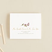 "Summer Love" - Savvy Wedding Invitations in Sunflower by Wildfield Paper Co - FREE Recipient Addressing