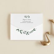 "Floral Wreath" - Savvy Wedding Invitations in Fresh by Kelly Schmidt - Closed