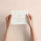 "Eden" - Savvy Wedding Invitations in Poinsettia by Lori Wemple - How it works