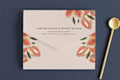 "Sawyer" - Savvy Wedding Invitations in Cloisonne by Melanie Kosuge - Closed