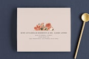 "Sawyer" - Savvy Wedding Invitations in Cloisonne by Melanie Kosuge - FREE Recipient Addressing