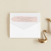 "SoHo" - Savvy Wedding Invitations in Blush by Hudson meet Rose - Closed