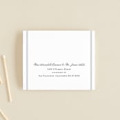 "Flawless" - Savvy Wedding Invitations in Midnight by Kimberly FitzSimons - FREE Recipient Addressing