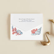 "Deep Blue" - Savvy Wedding Invitations in Deep Blue by Paper Sun Studio - Closed