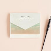 "Postcard from the Desert" - Savvy Wedding Invitations in Sunset by Pink House Press - Closed