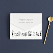 "Love In The City" - Savvy Wedding Invitations in Pearl by Shiny Penny Studio - Closed
