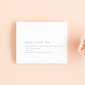 "The Minimalist" - Savvy Wedding Invitations in Air by lulu and isabelle - FREE Recipient Addressing