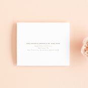 "desert chic" - Savvy Wedding Invitations in Blush by AK Graphics - FREE Recipient Addressing