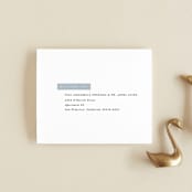 "swirl" - Savvy Wedding Invitations in Celestial by Alethea and Ruth - FREE Recipient Addressing