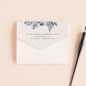 "Southern Comfort" - Savvy Wedding Invitations in French Blue by Chris Griffith - Closed