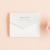 "Roman Shade" - Savvy Wedding Invitations in Evergreen by Carrie ONeal - Closed
