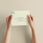 "Snippet" - Savvy Wedding Invitations in Pine by Sarah Brown - How it works