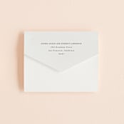 "Flowing Initials" - Savvy Wedding Invitations in Ivory by Hooray Creative - Closed