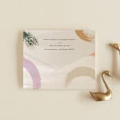 "Lineup" - Savvy Wedding Invitations in Latte by Jennifer Lew - Closed