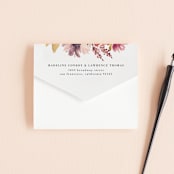 "Autumn Vows" - Savvy Wedding Invitations in Burnt Orange by Chris Griffith - Closed