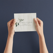 "Botanical Ring" - Savvy Wedding Invitations in Ivory by Susan Moyal - How it works