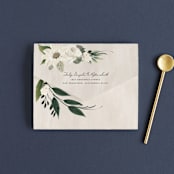 "Botanical Ring" - Savvy Wedding Invitations in Ivory by Susan Moyal - Closed