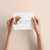 "Peonies Forever" - Savvy Wedding Invitations in Coral by Susan Moyal - How it works