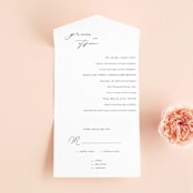 "first dance" - Savvy Wedding Invitations in Champagne by Kasia Labocki - Front Open
