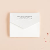 "Cummings" - Savvy Wedding Invitations in Cotton by Amy Kross - Closed