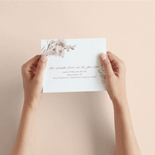 "ring box" - Savvy Wedding Invitations in Sunset by Phrosné Barwood - How it works