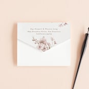 "ring box" - Savvy Wedding Invitations in Sunset by Phrosné Barwood - Closed