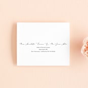 "Scripted Romance" - Savvy Wedding Invitations in Classic by Katherine Moynagh - FREE Recipient Addressing