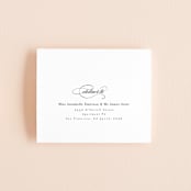 "Charming" - Savvy Wedding Invitations in Pearl by AK Graphics - FREE Recipient Addressing