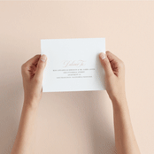"Gramercy" - Savvy Wedding Invitations in Blush by Kristie Kern - How it works