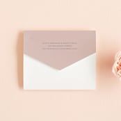 "Gramercy" - Savvy Wedding Invitations in Blush by Kristie Kern - Closed