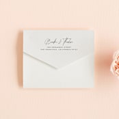 "Signature Style" - Savvy Wedding Invitations in Ink by Design Lotus - Closed