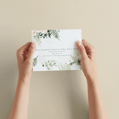"beautiful posies" - Savvy Wedding Invitations in Fresh by Phrosné Barwood - How it works