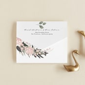 "Ivory Ring" - Savvy Wedding Invitations in Blush by Susan Moyal - Closed