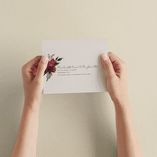 "Midnight Botanicals" - Savvy Wedding Invitations in Cranberry by Susan Moyal - How it works