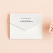 "Plain and Simple" - Savvy Wedding Invitations in Sapphire by Chris Griffith - Closed