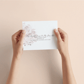 "Wedding Dream" - Savvy Wedding Invitations in Blush by Chris Griffith - How it works