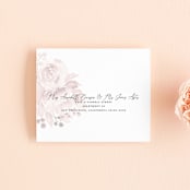 "Wedding Dream" - Savvy Wedding Invitations in Blush by Chris Griffith - FREE Recipient Addressing