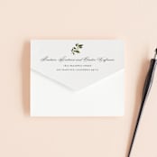 "Conservatory" - Savvy Wedding Invitations in Honeysuckle by Jennifer Postorino - Closed