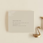 "Herb Garden" - Savvy Wedding Invitations in Taupe by Sarah Brown - FREE Recipient Addressing