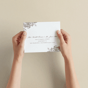 "set in stone" - Savvy Wedding Invitations in Dusty Rose by Mansi Verma - How it works