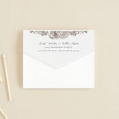 "set in stone" - Savvy Wedding Invitations in Dusty Rose by Mansi Verma - Closed