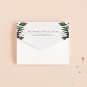 "Ophelia's Garden" - Savvy Wedding Invitations in Bluebell by Oma N. Ramkhelawan - Closed