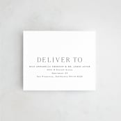 "Classy Type" - Savvy Wedding Invitations in Lily by Hooray Creative - FREE Recipient Addressing