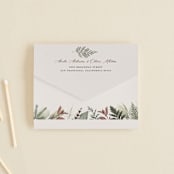 "Woodland Garden" - Savvy Wedding Invitations in Mahogany by Susan Moyal - Closed