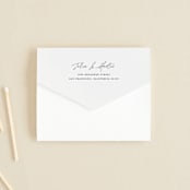 "Landscape" - Savvy Wedding Invitations in Black Tie by Laura Hamm - Closed