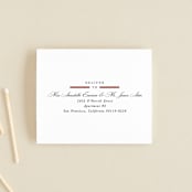 "Dust" - Savvy Wedding Invitations in Sienna by Carrie ONeal - FREE Recipient Addressing