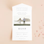 "Grounded in Love" - Savvy Wedding Invitations in Porcelain by Nicole Walsh - Front Open