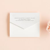 "Peaceful Garden" - Savvy Wedding Invitations in Deep Sea by Jill Means - Closed