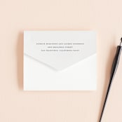 "Emblem" - Savvy Wedding Invitations in Petal by Kimberly FitzSimons - Closed
