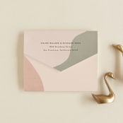 "Abstract" - Savvy Wedding Invitations in Desert by Kelly Schmidt - Closed